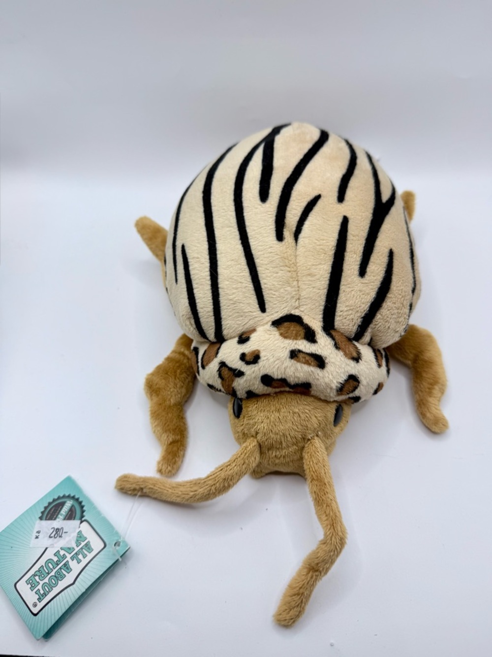 NWT Wild Planet All About Nature Colorado Potato Beetle Plush Stuffed Animal 8"